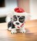 Ceramic Boston Terrier Christmas Ornament, Home Décor, Gift for Her, Gift for Mom, Kitchen Décor, Dog Lover Gift, Pet Loss Gift